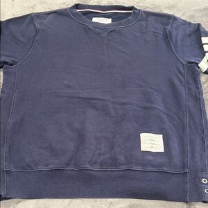 THOM BROWNE , Men's Navy Sweater , made in JAPAN 🇯🇵